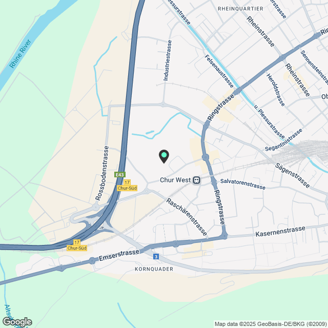 2.5-Zimmer-Wohnung in Chur Kleinbruggen - Neubau Dez 2025 Erstbezug - Karte