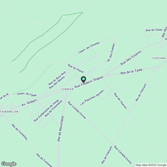 Cernier, wunderschönes 4.5-Zimmer-Neubau, erste Vermietung - Karte