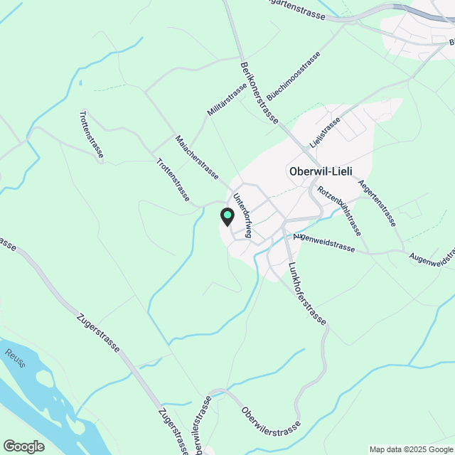 traumhafte Aussicht, Abendsonne, an Landwirtschaftszone, grosser Balkon - Karte