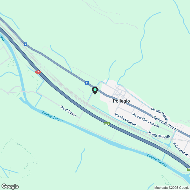 Appartement in Neubau mit privater Terrasse und Garage – Pollegio - Karte
