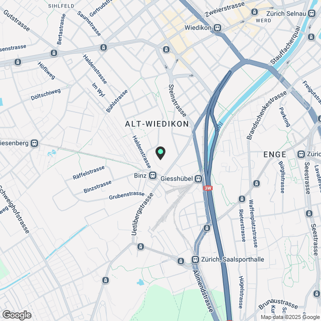 4 Zimmer-Wohnung, 8045 Zürich - Karte