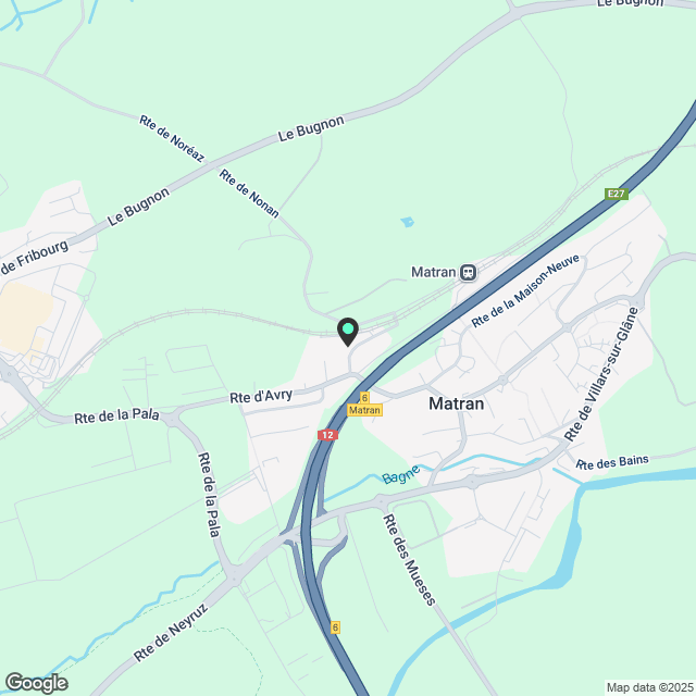 05703 - Appart. 3½ Räume - IMP. CHAMP-RIOND 26 - MATRAN - Karte