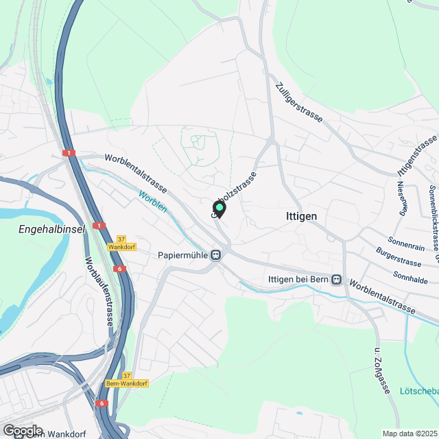 Moderne 5.5-Zimmer-Wohnung in Ittigen - Neubau 2023 - Karte