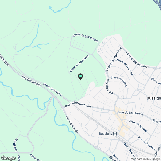 Appartement Bussigny 35m2 - Karte