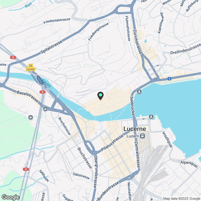 Erstvermietung nach Totalsanierung - in der Altstadt von Luzern - Karte