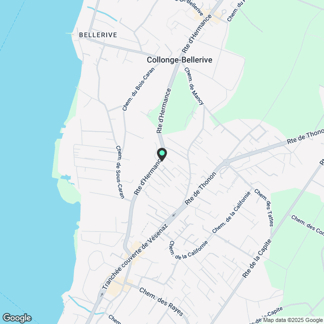 Moderne 2.5-Zimmer-Wohnung zu vermieten – Vésenaz - Karte