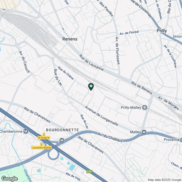 Wohnung mit 2.5 Zimmern im Dachgeschoss - Karte