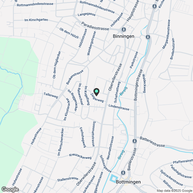 Xaver-Areal, Binningen - moderne 4 1/2-Zimmer-Wohnung im 1.OG - Karte