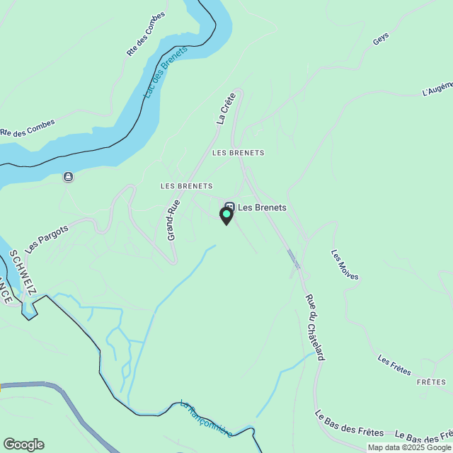 Residenz Bel Air in Les Brenets-Promotion Apartments mit Betreuung. - Karte