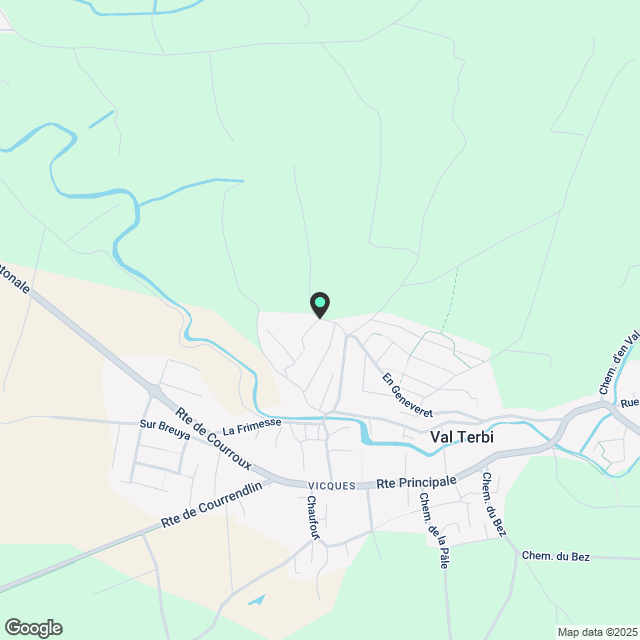 Hervorragende Wohnung mit Blick auf das Tal - Karte