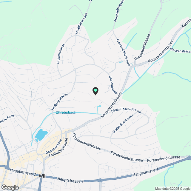 Wohnen auf der Sonnenseite in Wil - Karte