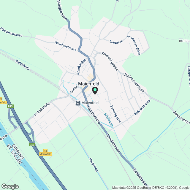 Ihr neues Zuhause fürs Alter - komfortabel und modern wohnen in Maienfeld - Karte