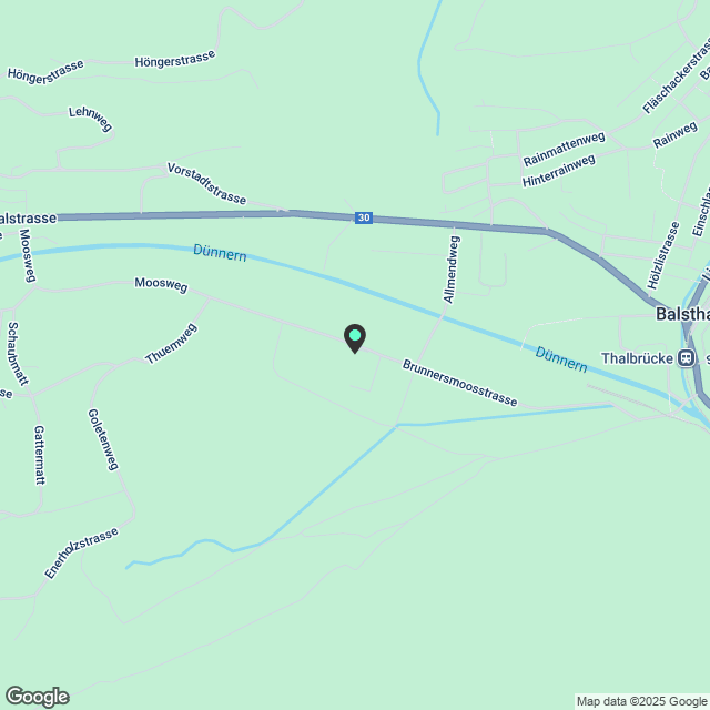 Im Herzen des Naturparks Thal - Karte