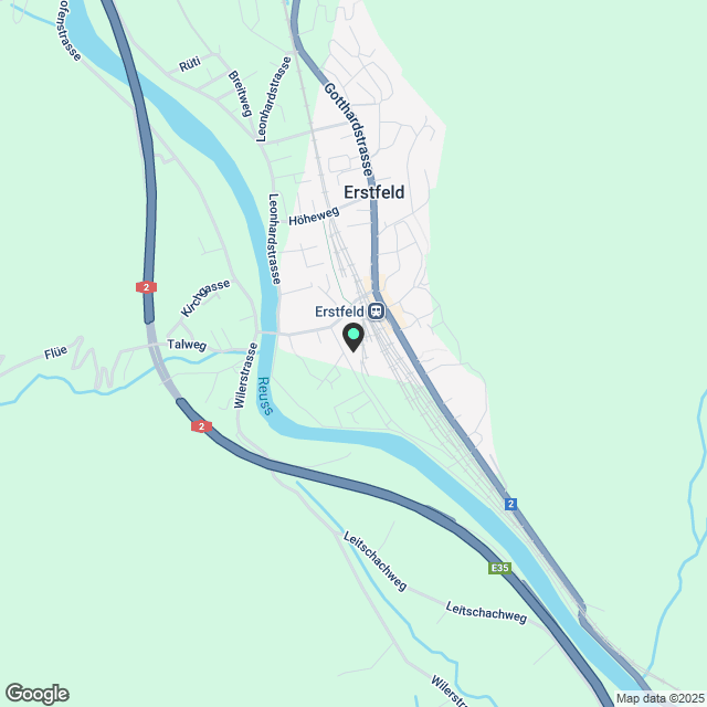 Wunderschöne 2 Zimmer Wohnung in Erstfeld - Karte