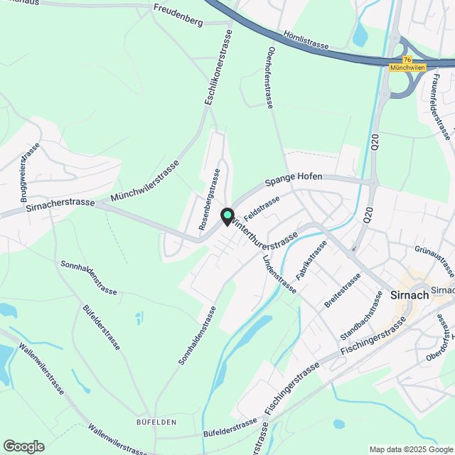 Moderne 5.5-Zimmer-Dachwohnung in Sirnach - Neubau 2024 - Karte