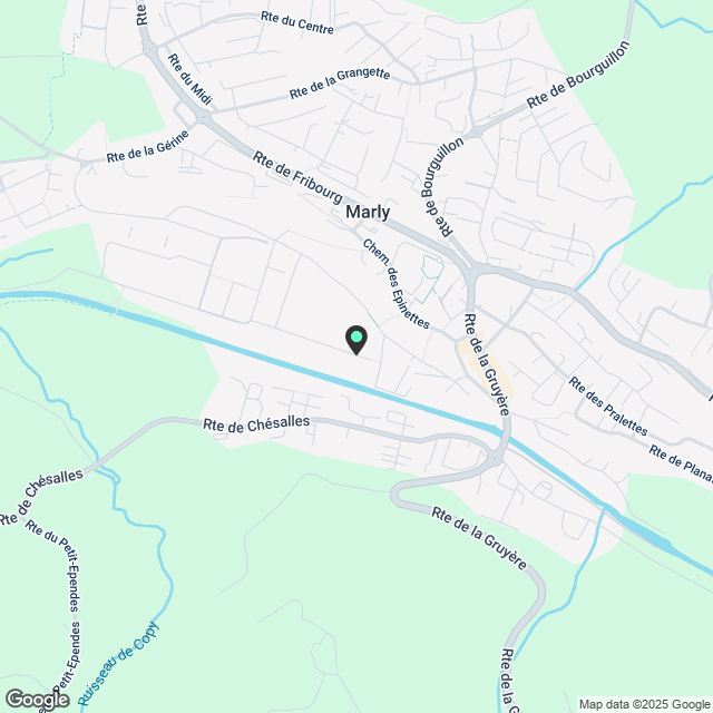 Wohnung 2.5 Zimmer zur Miete in Marly - Karte