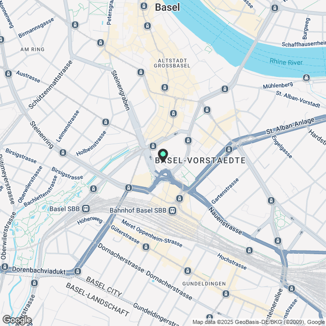 Wohnen mitten im Geschehen - Neubauwohnung im Herzen von Basel - Karte