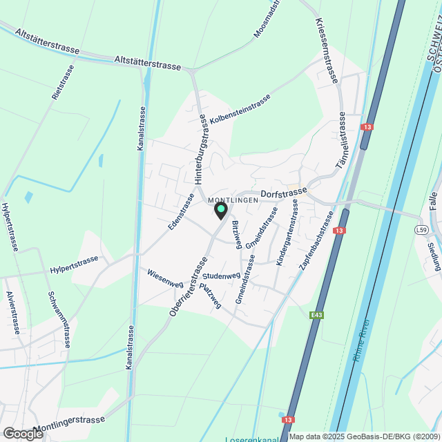 Neubau 3.5 Zimmer Wohnung - Karte