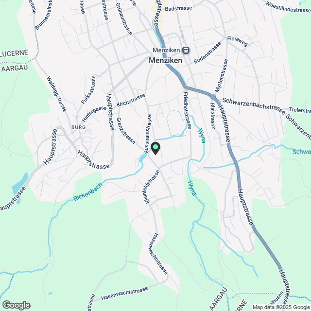 3 ½ Zimmer-Wohnung in Menziken mieten - Karte