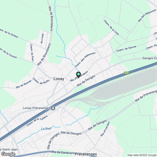 3 ½ Zimmer-Wohnung in Lonay mieten - Karte