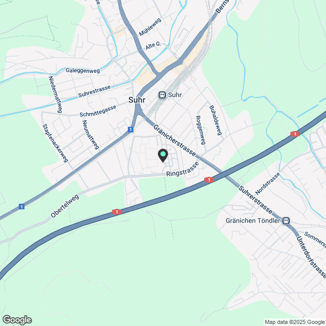 4 ½ Zimmer-Attikawohnung in Suhr mieten - Karte