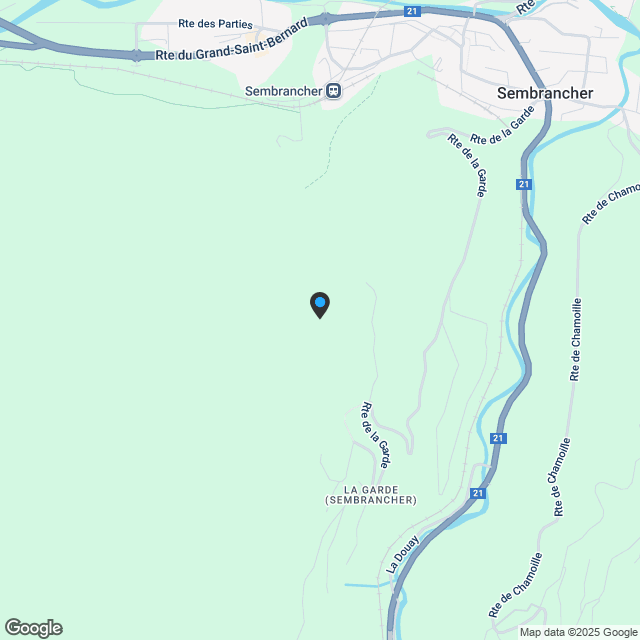 Appartement 3.5p neuf en secondaire autorisé à 2 pas du Châble/Verbier - Karte