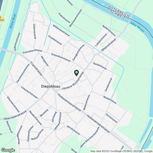 Letzte Neubauwohnung inmitten von Diepoldsau - Karte
