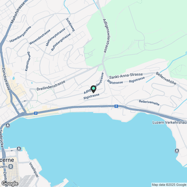 To Rent - Modern 2025 3.5 room apartment (110 m²) in Lucerne - Karte