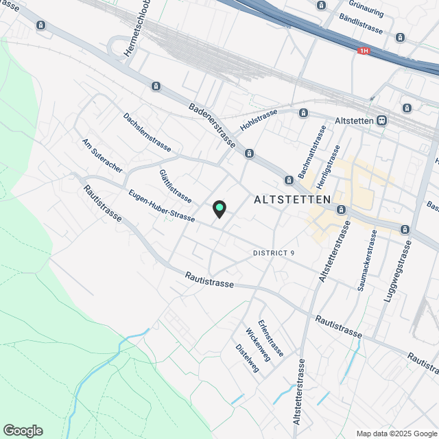 Klimafreundlich wohnen in den urbanen Neubauwohnungen in Altstetten - Karte