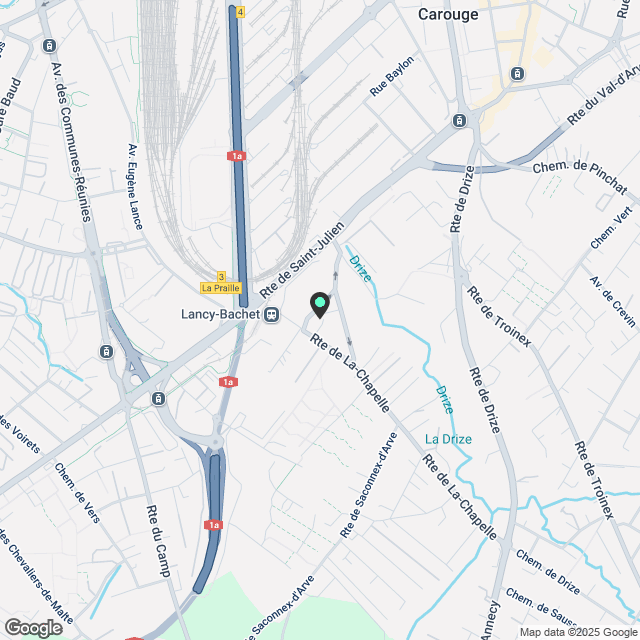 Helles Apartment - Grand-Lancy - Karte