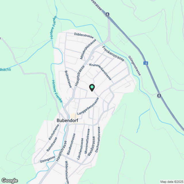 3.5-Zimmer-Seniorenwohnung in Bubendorf zu vermieten - Karte