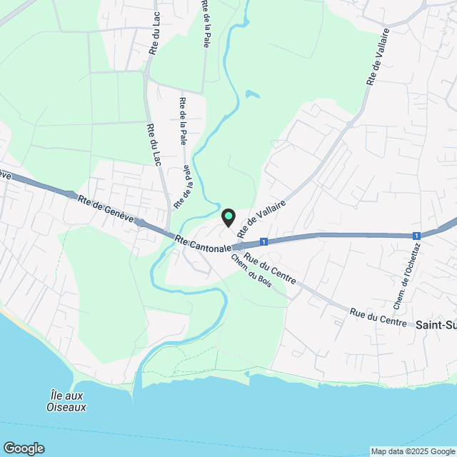 Schönes 3.5-Zimmer-Apartment in Saint-Sulpice renoviert - Karte