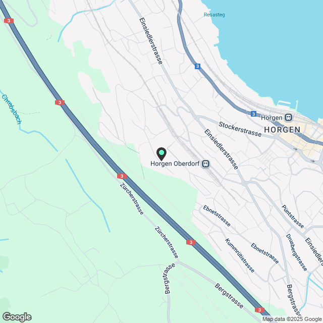 Penthouse Apartment mit Designer Möblierung und voller Seesicht in Horgen/Zürich - Karte