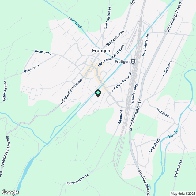 Moderne 2.5-Zimmer-Wohnung an Top Lage in Frutigen - Karte