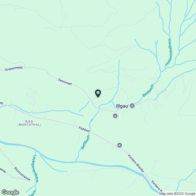 Neue Möblierte Gartenwohnung in Illgau SZ - Karte