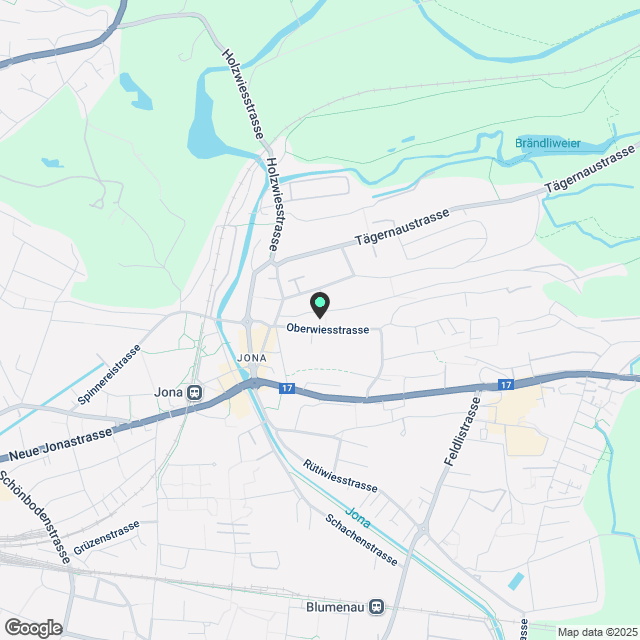 Neubauwohnung an traumhafter Lage direkt am Seeufer in Rapperswil-Jona - Karte