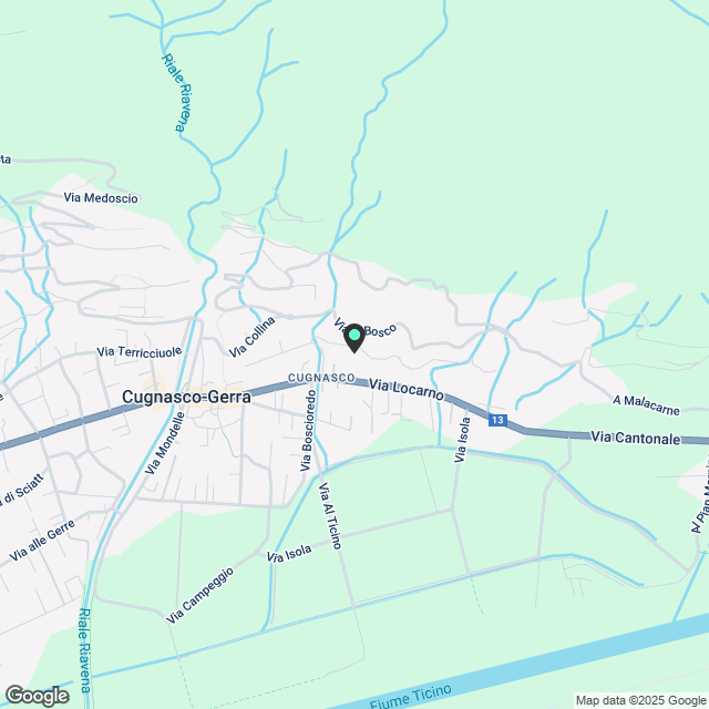 Appartements Duplex 4.5 Lokale - Cugnasco - Karte