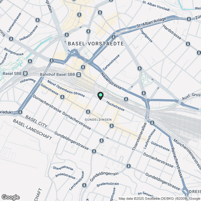 City Pop - Studio Apartments in Basel, next to the train station - Karte