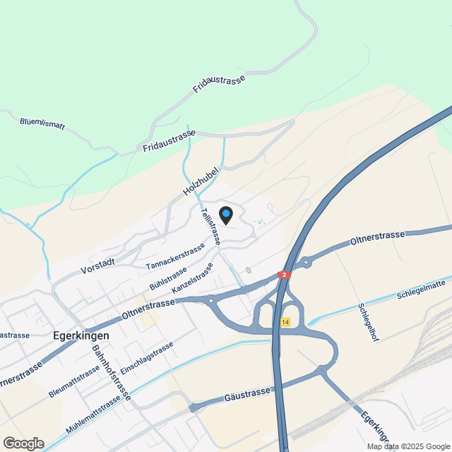 Weitblick Egerkingen - exklusives Wohnen mit Blick auf die Alpen! - Karte