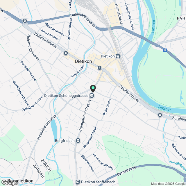 4.5 Zimmer Maisonette-Neubauwohnung im Zentrum Dietikon - Karte