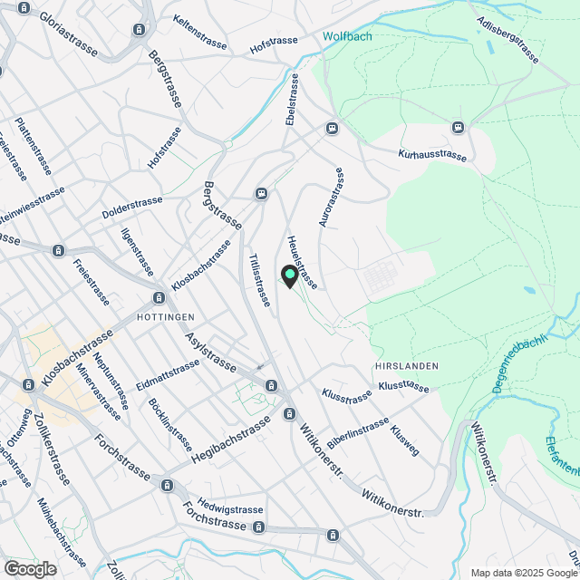 2½ ZI-WOHNUNG IN ZÜRICH - KREIS 8, MÖBLIERT, TEMPORÄR - Karte