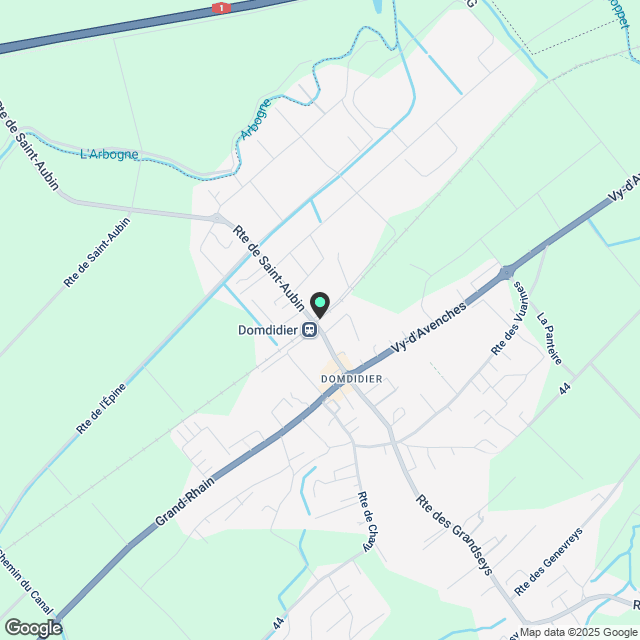 3.5 Zimmerwohnung in Domdidier - Karte