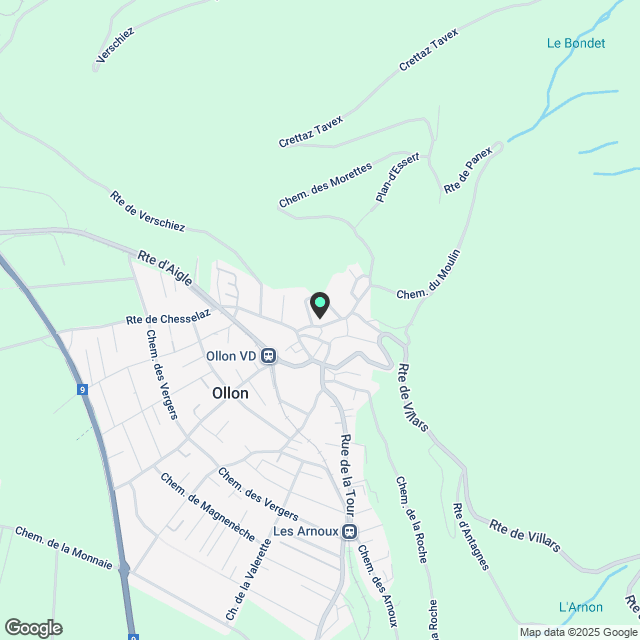 Wohnung 4.5 Zimmer in Ollon VD - Karte