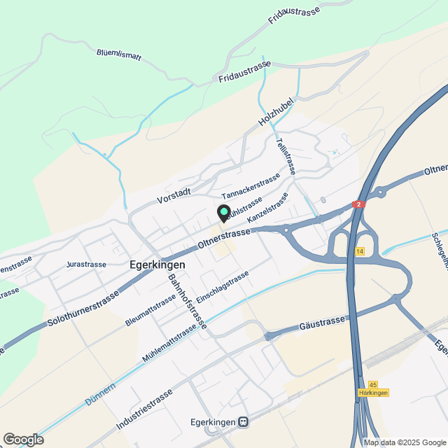 Luxuriöse 2½-Zimmerwohnung an bester Lage in Egerkingen (Nachmieter gesucht) - Karte