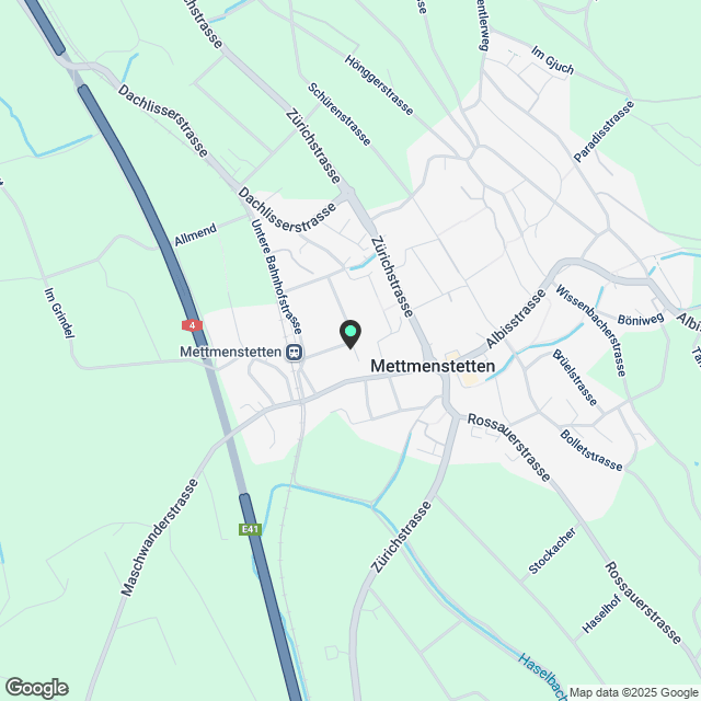 Altersgerechtes Wohnen ab 55+ in Mettmenstetten – moderne Neubauwohnungen - Karte