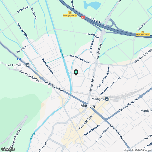 Moderne 2,5-Zimmer-Wohnung nahe dem Bahnhof - Karte