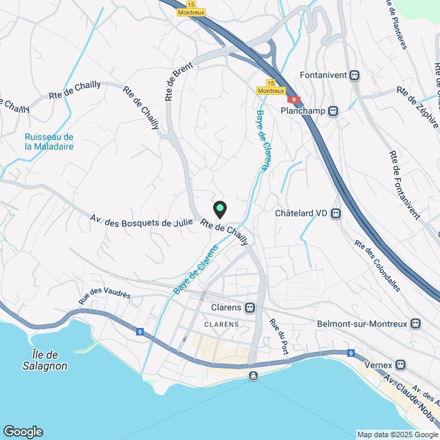 Neue 4,5-Zimmer-Wohnung mit Panoramablick auf den See - Karte