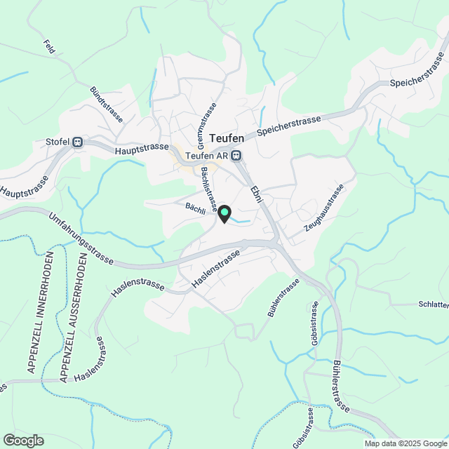 Wohnung in Teufen AR - Karte