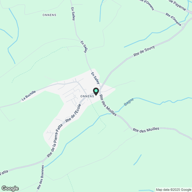 Moderne Wohnung in Onnens - Karte