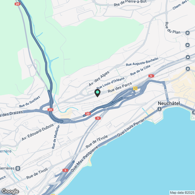 Neues Domizil in Neuchâtel DiVertCité - Karte